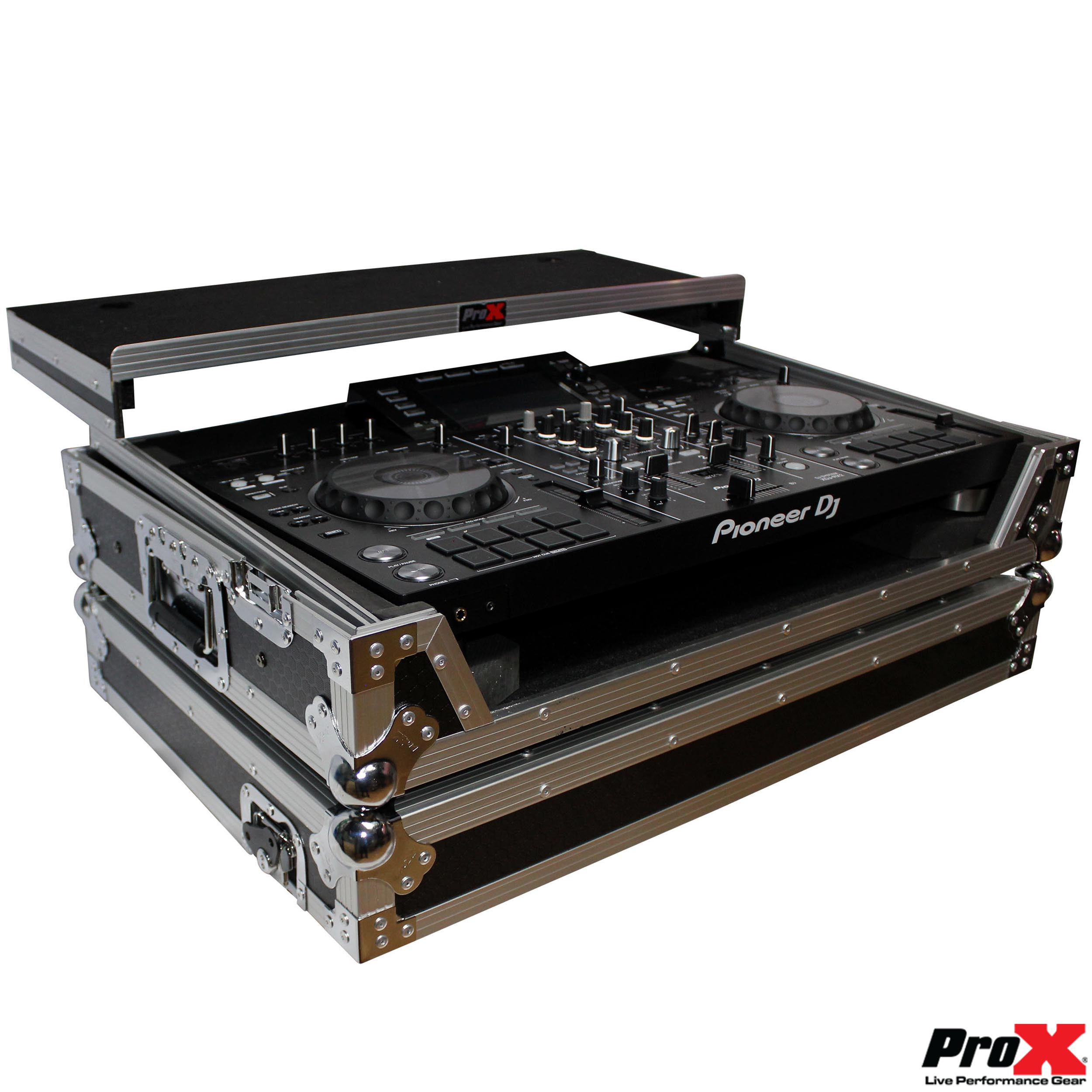 PROX XS-XDJRX2WLT Fits Pioneer XDJ-RX2 Case with Laptop Shelf and