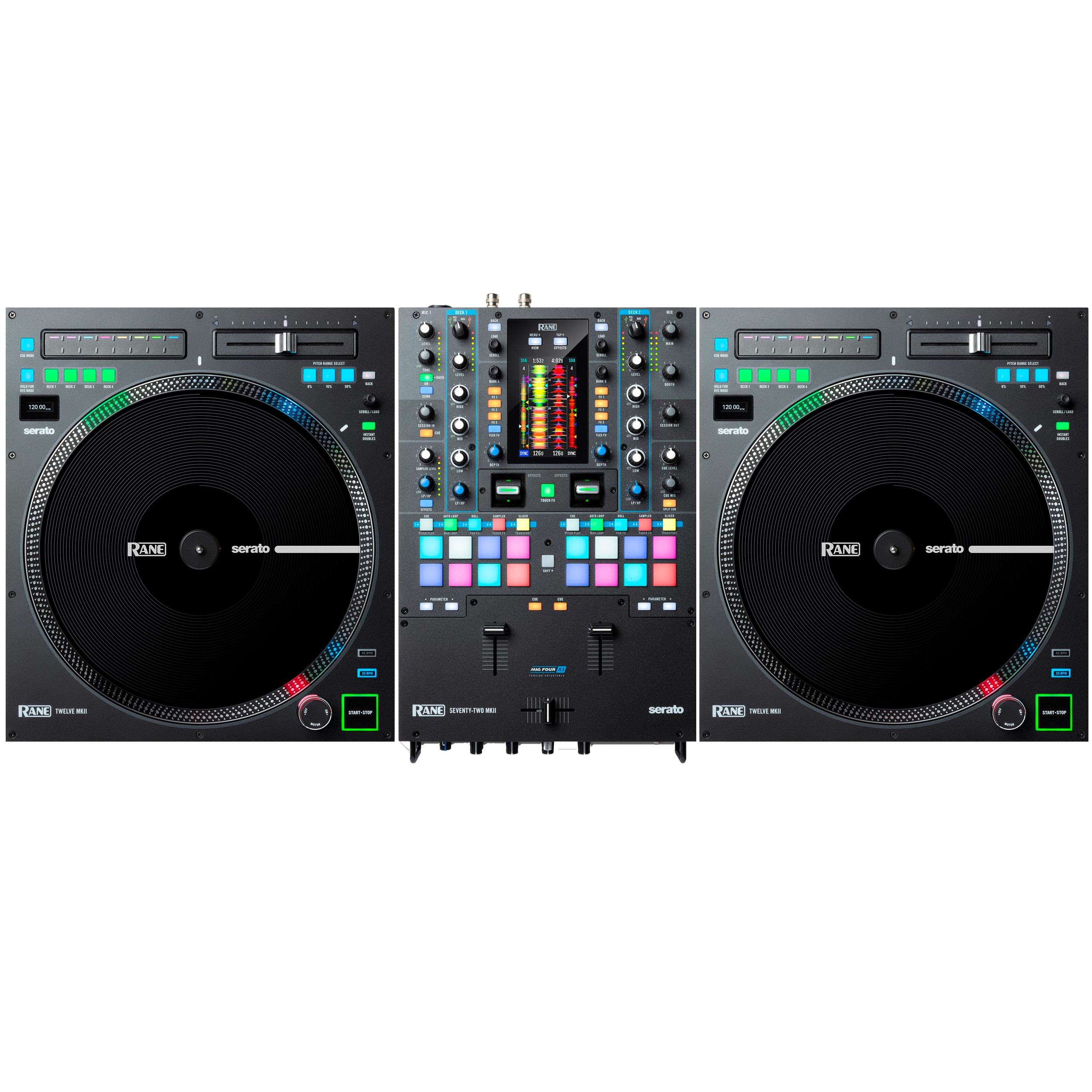 Rane SEVENTY-TWO MKI + 2 TWELVE MKII Complete DJ System | agiprodj