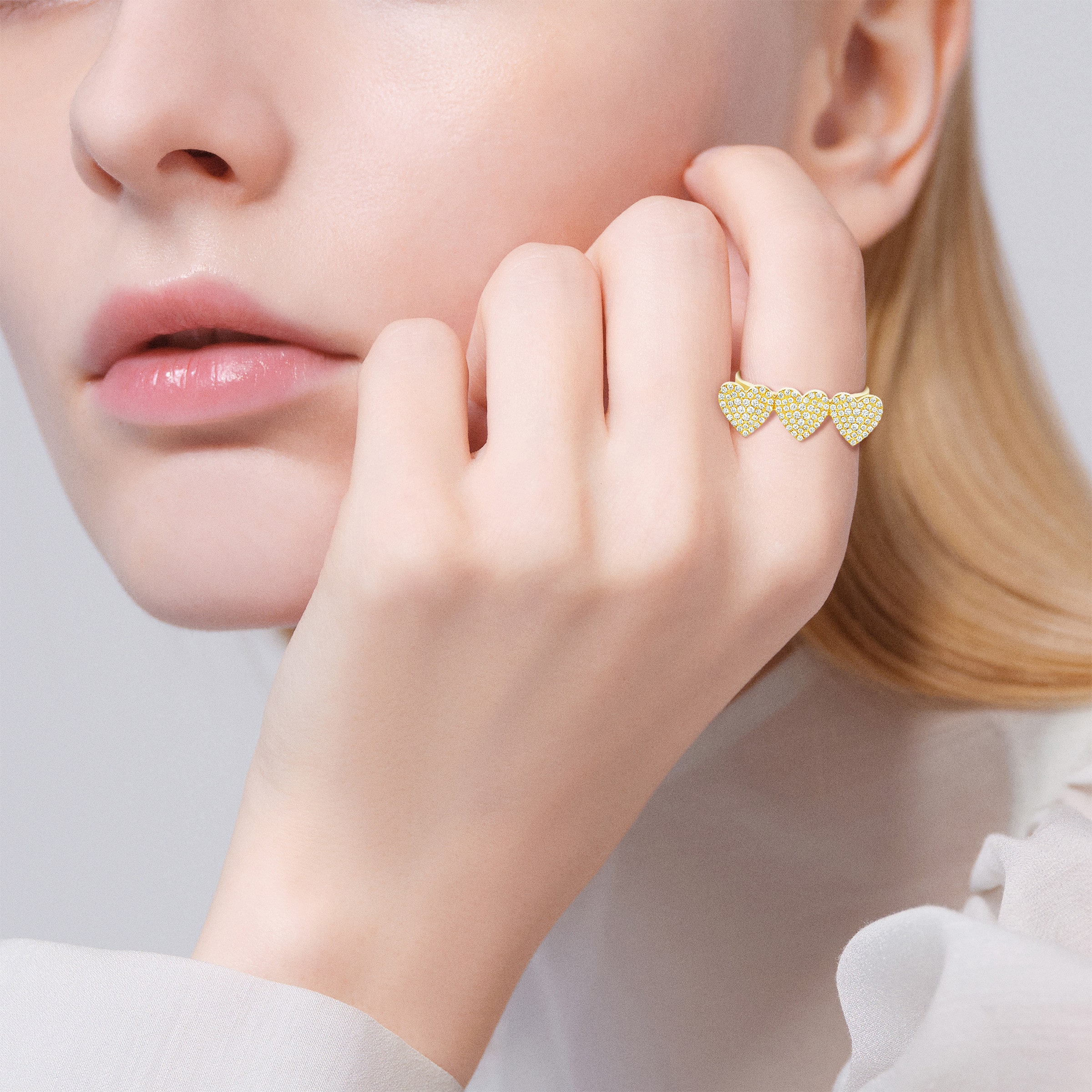 ハートパヴェトリオ リング | AHKAH / アーカー | 【公式