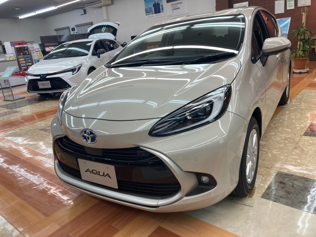 愛知トヨタ小牧村中店】アクアに見るトヨタデザインと生産技術【展示中】