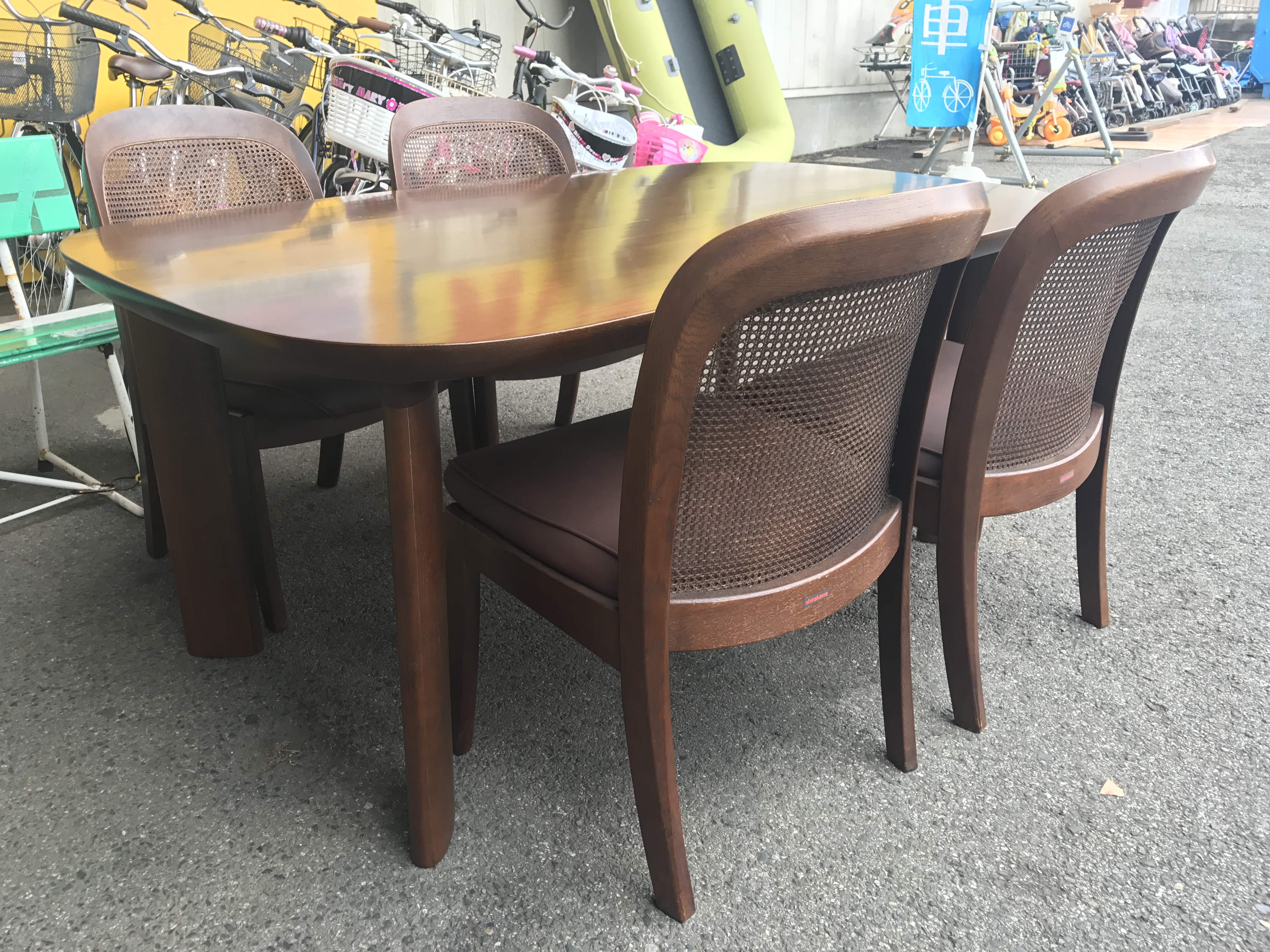 Shirakawaシラカワ家具ダイニングセット ルーベンスチェア買取致しまし