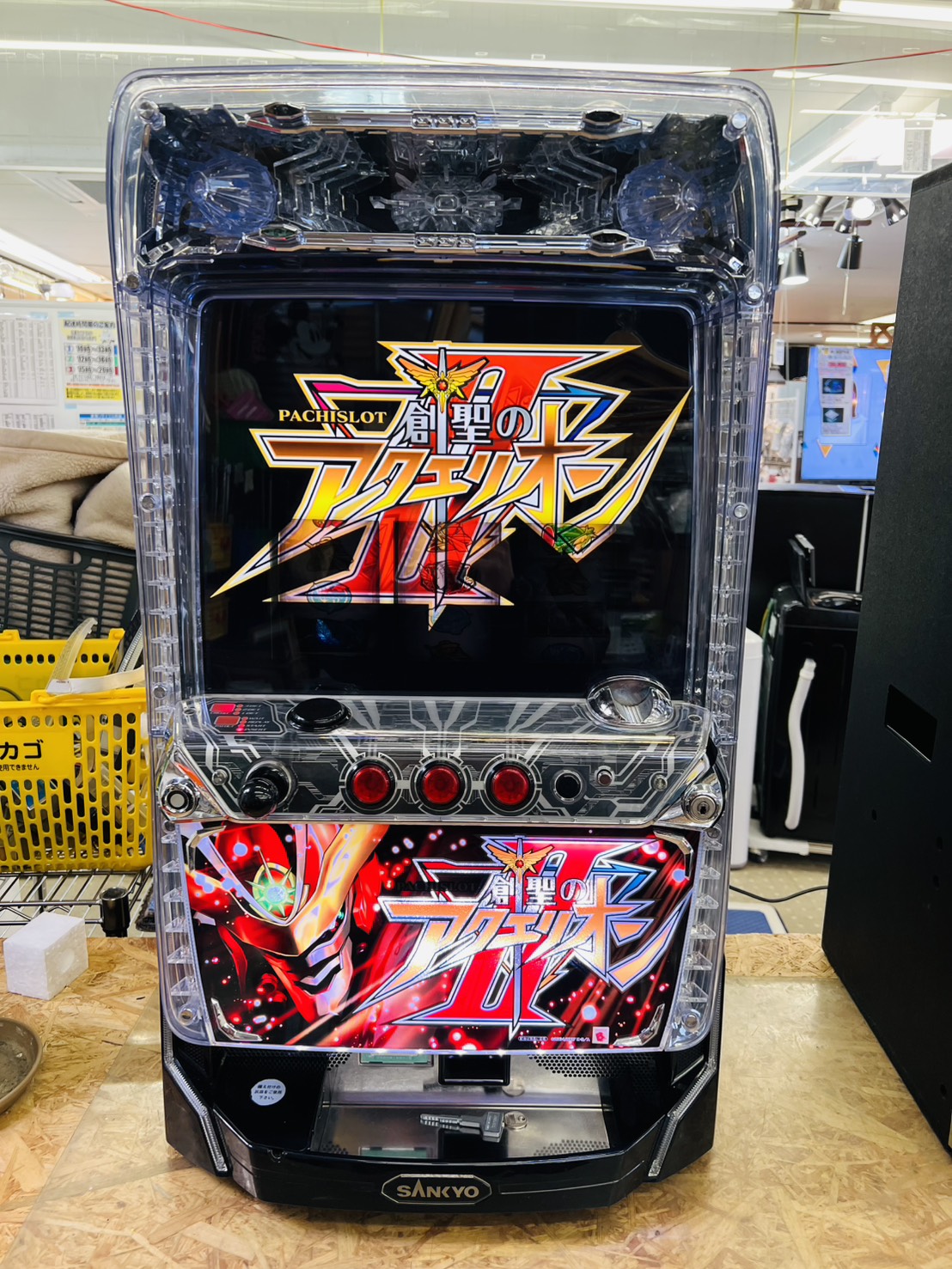 パチスロ実機】SANKYO☆パチスロ 創聖のアクエリオン【不要機付】 楽天