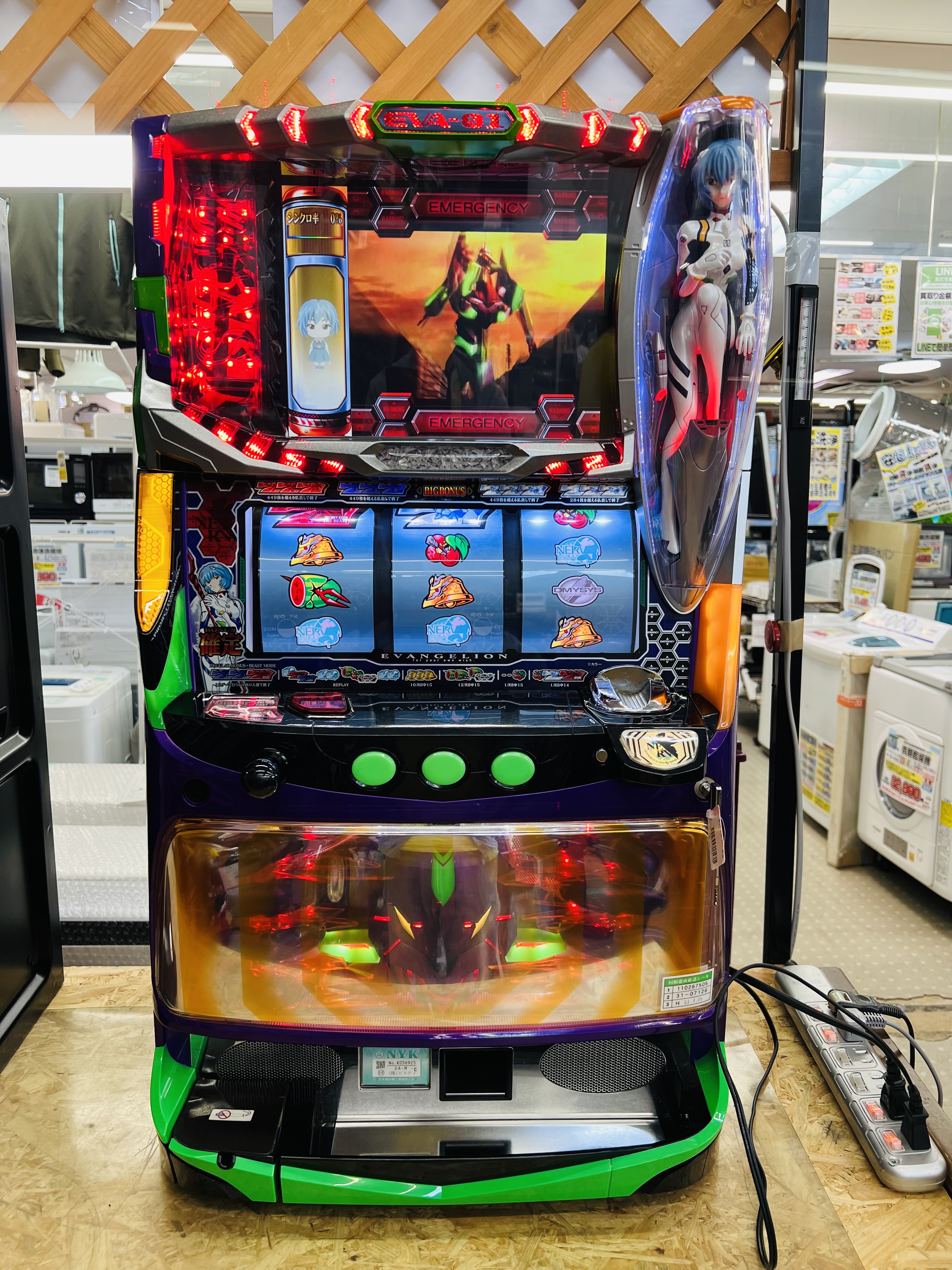 購入者様決定 他者様購入不可 実機 エヴァンゲリオン真実の翼 パチスロ