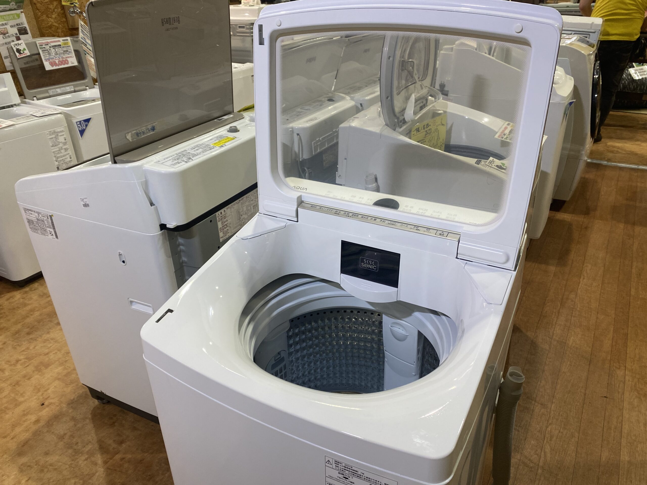 高年式】大阪送料無料☆3か月保障☆洗濯機☆5kg☆AQW-S50E3☆S598