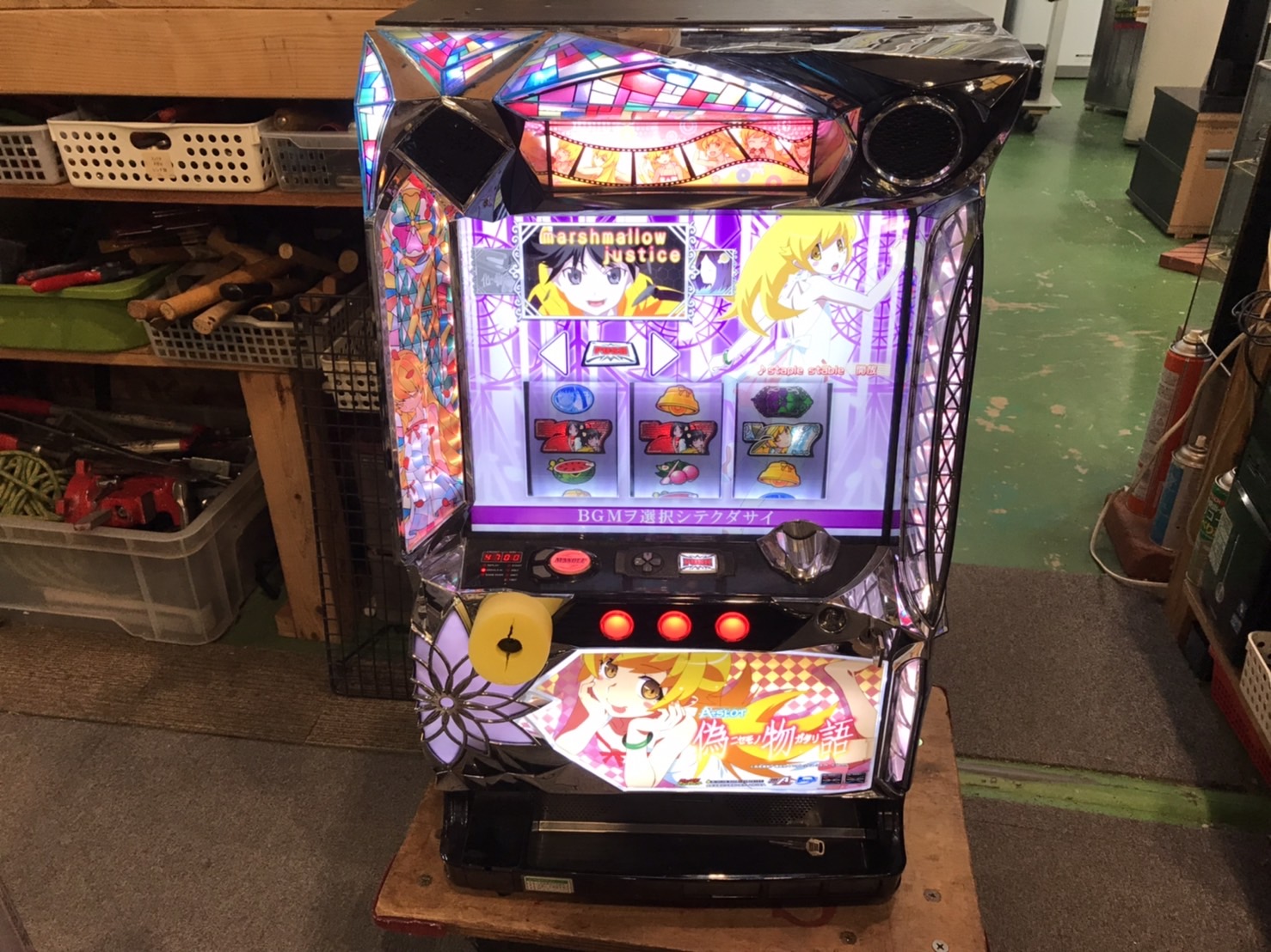 偽物語 スロット 実機 A-SLOT偽物語｜スロット実機｜5号機買取致しまし