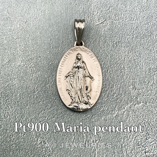 プラチナ900 マリア デザイン ペンダント /Pt900 Maria pendant 品番