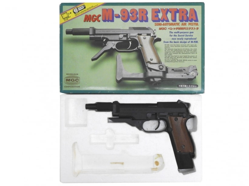 MGC] M93R エクストラ 固定スライド 木製グリップ 動作未確認