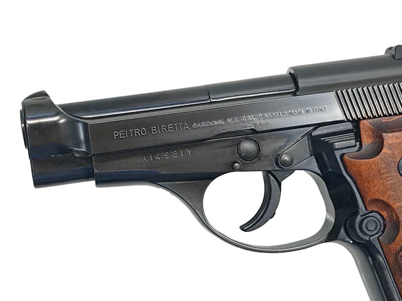 マルシン] ベレッタ M84 X-PFC ハーフチェッカー 木製グリップ 完成品