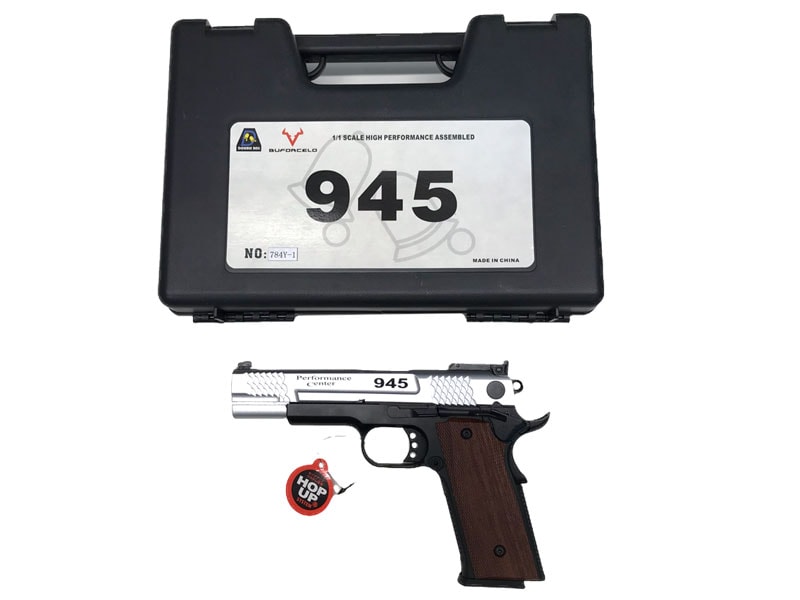 BELL] S&W M945タイプ 樹脂スライド GBB ガスブローバックガン No.784Y