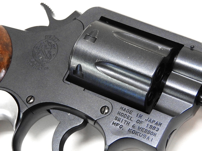 コクサイ] S&W M64 38スペシャル 4インチ ブルーイング風カスタム 発火