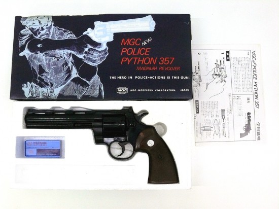 MGC] コルト パイソン 357マグナム 6インチ 発火モデルガン (中古)の