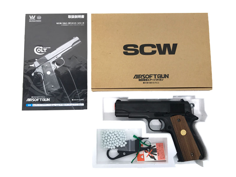 WA] コルト コマンダー カーボンブラックHW マグナブローバック ガス