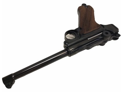 タナカ] ルガーP08 6インチ スチールフィニッシュ フルチェッカー