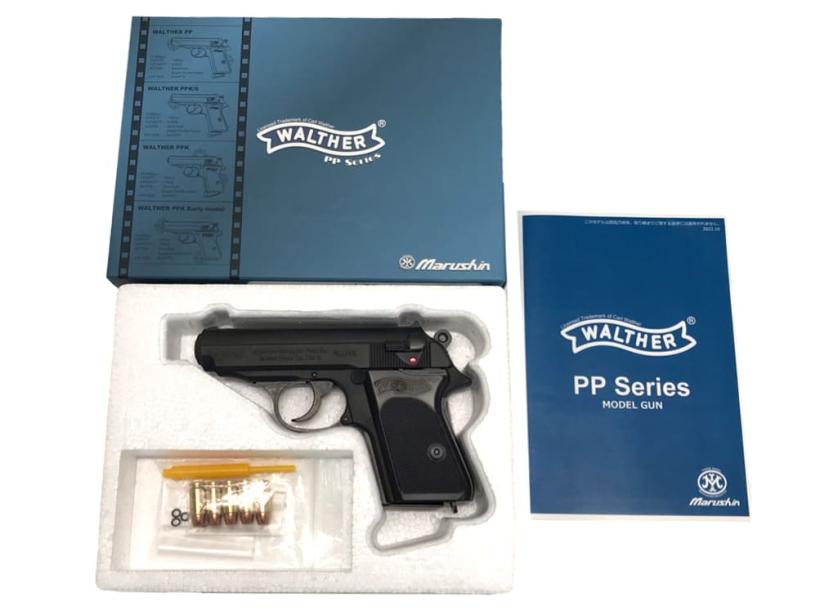 マルシン] ワルサー PPK Early 初期型 完成品 ブラックHW 発火モデル