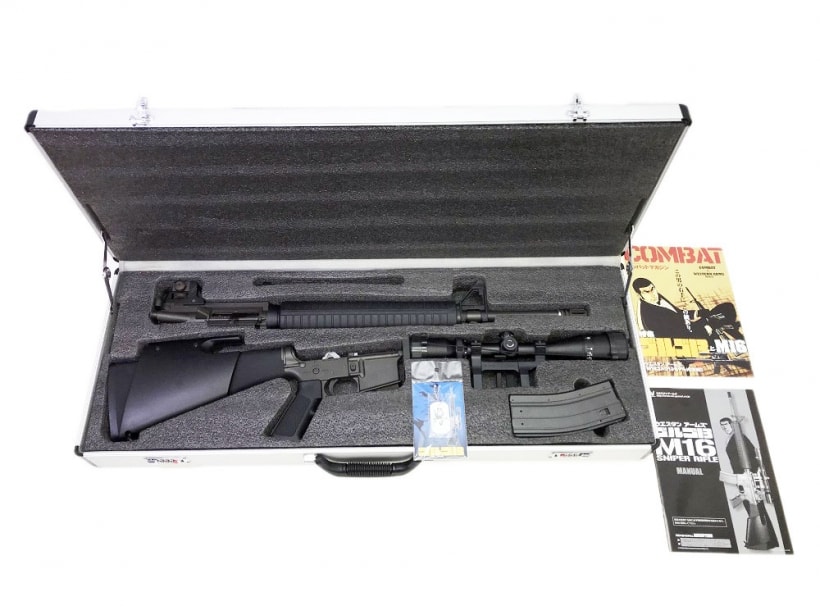 WA] ゴルゴ13 M16 スナイパー・ライフル ガスブローバック (中古)の