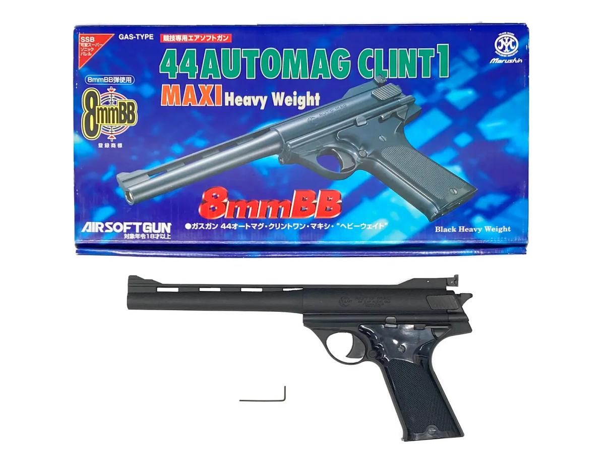 マルシン] 44オートマグ クリント1 8mmBBブローバック マキシ HW 発射