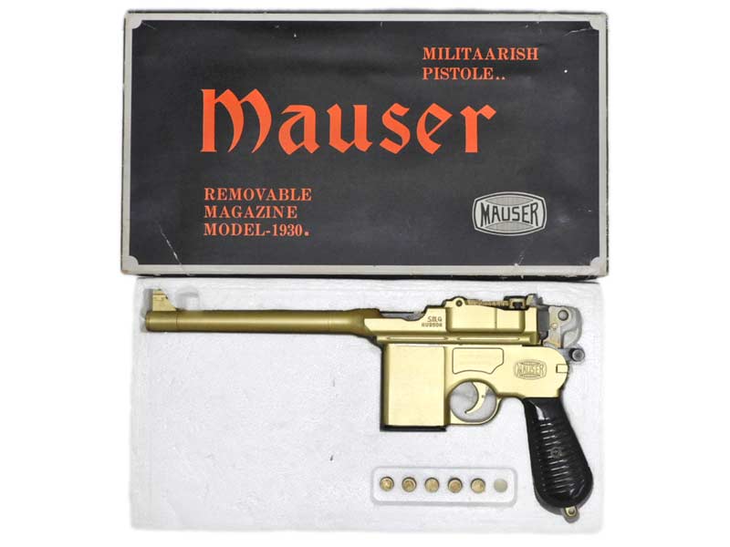 ハドソン] モーゼル M1930 発火式 smG 金属モデルガン 再塗装品 動作難