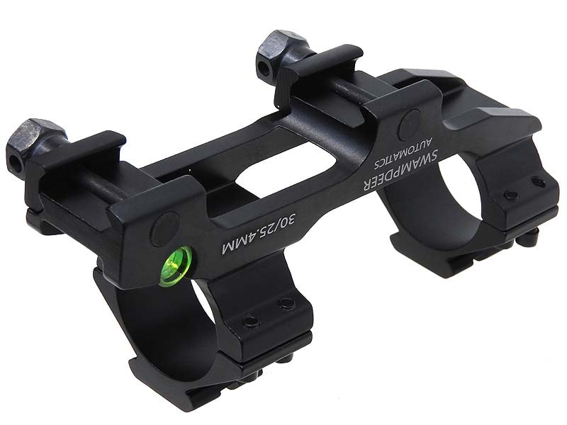 SWAMP DEER] タクティカル マグニファイア スコープマウント 水準器