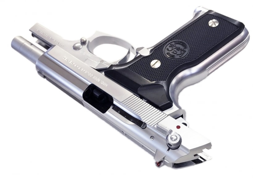 KSC] ベレッタ M8000 クーガーF INOX ステンレスシルバー サイレンサー