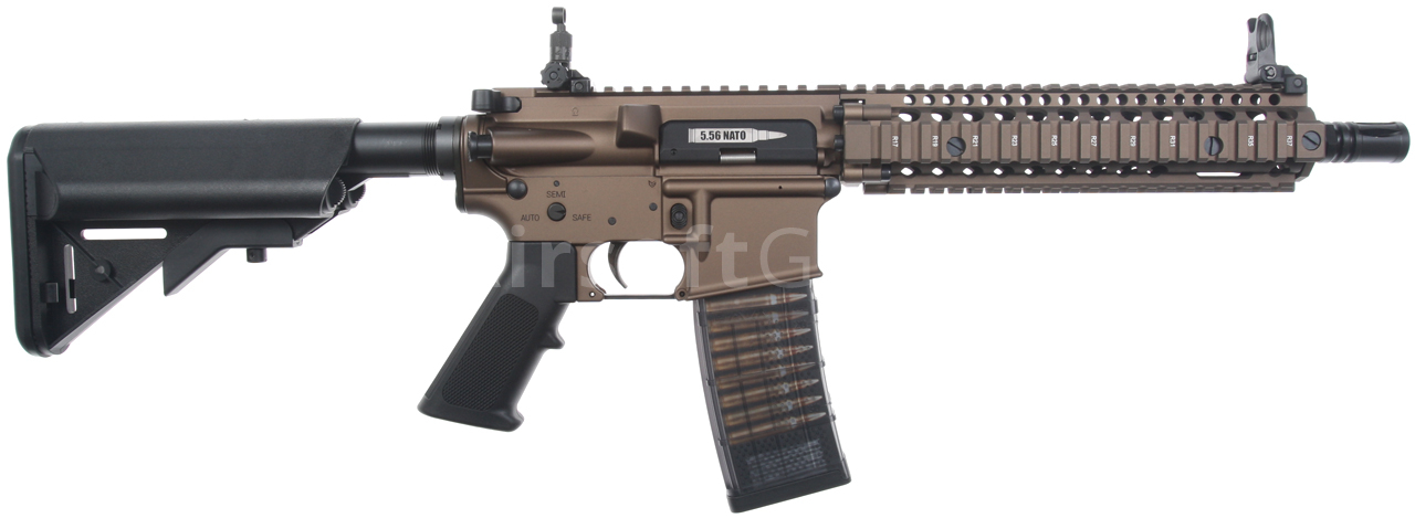 EMG Daniel Defense MK18, RII 9.5 Inch, GBBR, FDE, Cyma CGS, DD
