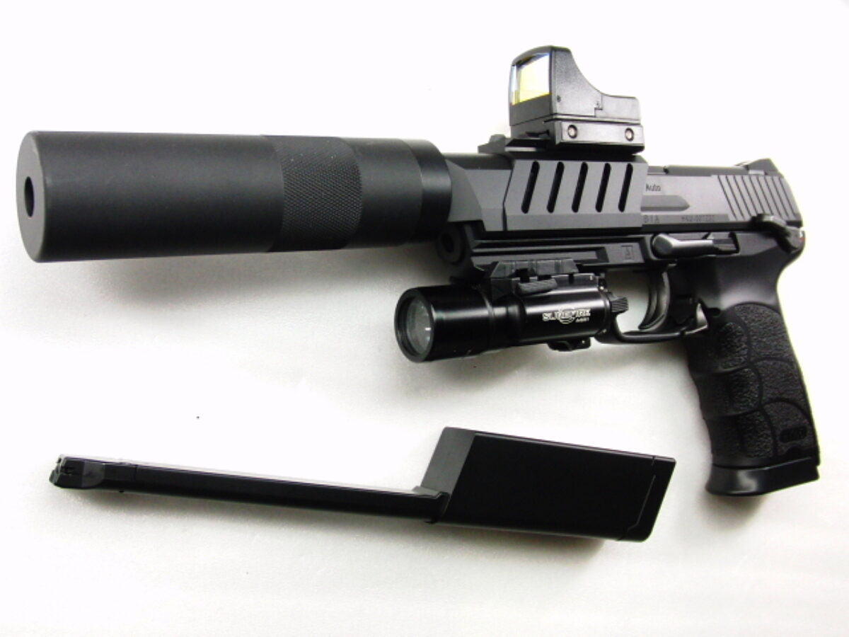 実射レビュー】東京マルイ HK45 — セミフル切り替え式電動ハンドガンの