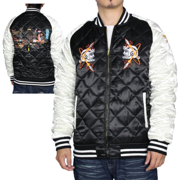 ビリオネアボーイズクラブ スカジャン スタジャン キルティング 刺繍