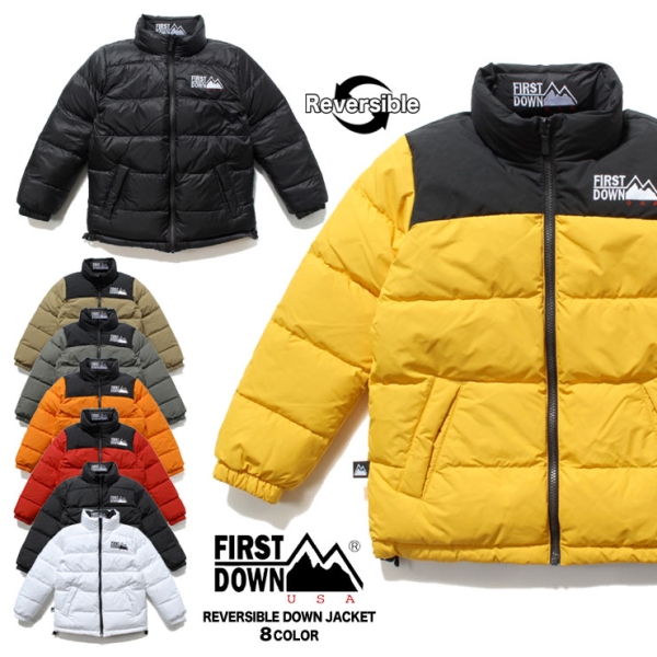 リバーシブルダウン F842500C ダウンジャケット|FIRST DOWN|ストリート
