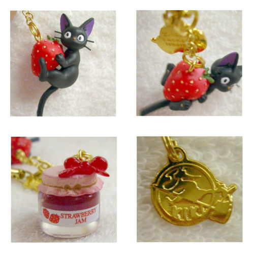 Studio Ghibli Kiki's Delivery Service Strawberry jam Jiji Figure