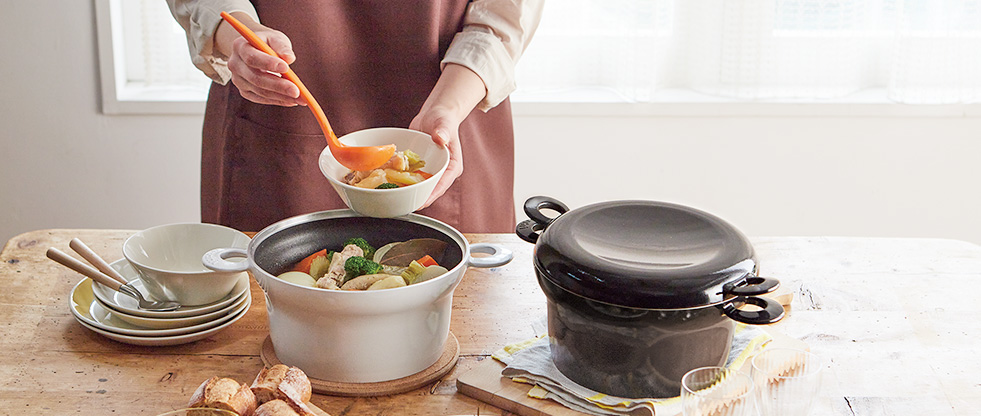 ワイドオーブンDX｜アサヒ軽金属工業【公式】｜圧力鍋(ゼロ活力なべ