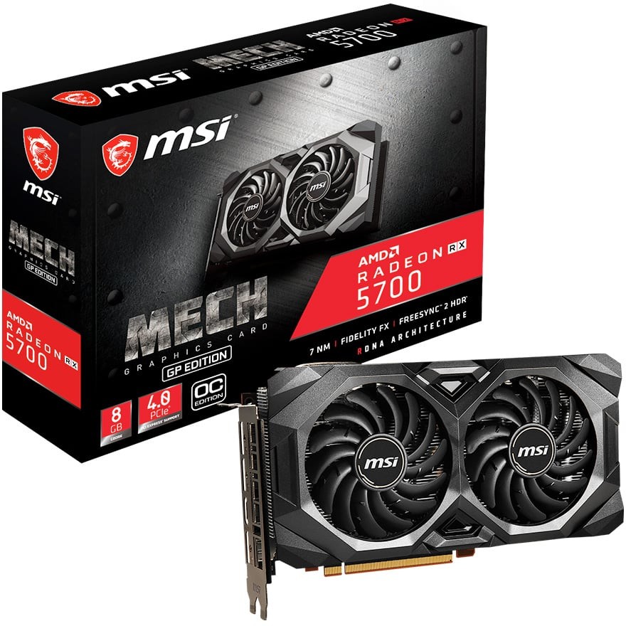 Radeon RX 5700 MECH GP OC | MSI グラフィックボード RADEON RX 5700