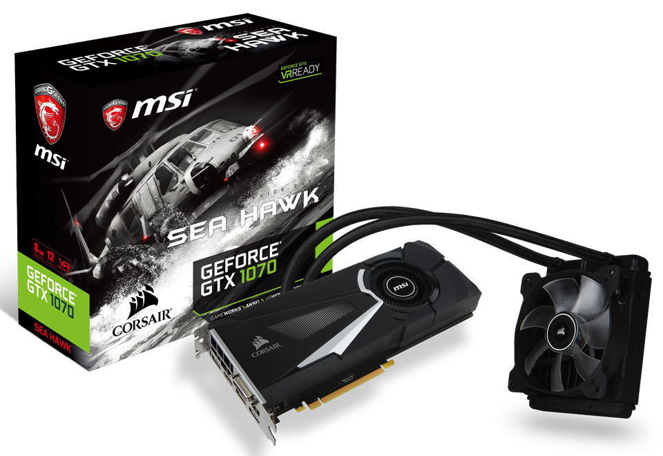 GeForce GTX 1070 SEA HAWK X | MSI グラフィックボード GeForce GTX