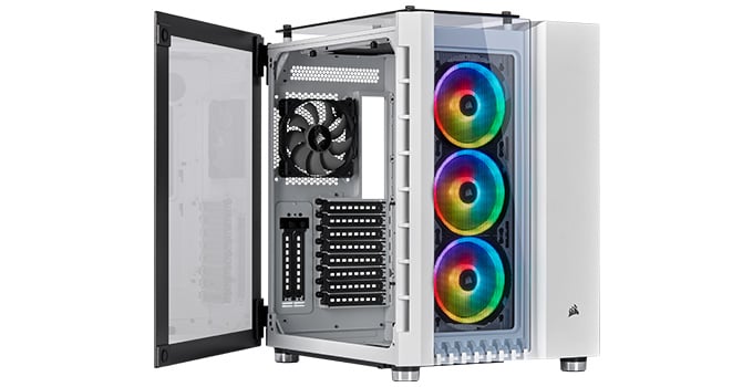 Crystal 680X RGB Tempered Glassシリーズ | CORSAIR キューブ型PC