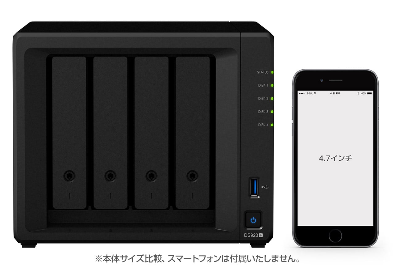 DiskStation DS923+ | Synology ビジネス向け 4ベイオールインワンNAS