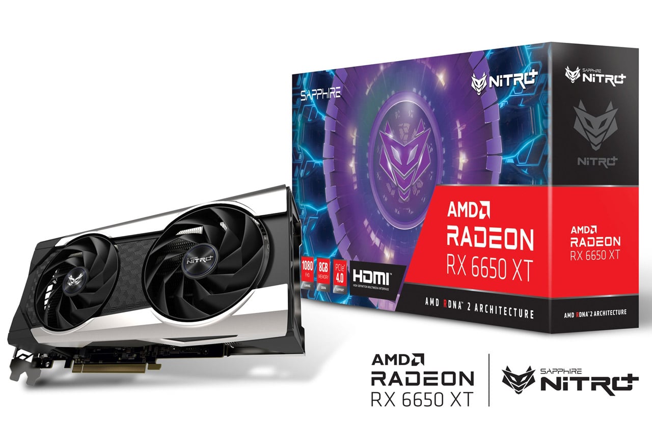 SAPPHIRE NITRO+ Radeon RX 6650 XT GAMING OC 8G GDDR6 | SAPPHIRE