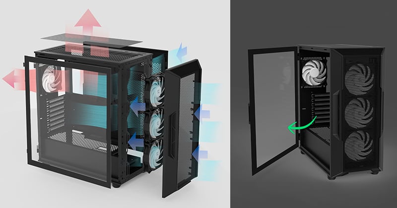 i3 NEO ARGB V2シリーズ | ZALMAN ミドルタワー型PCケース | 株式会社