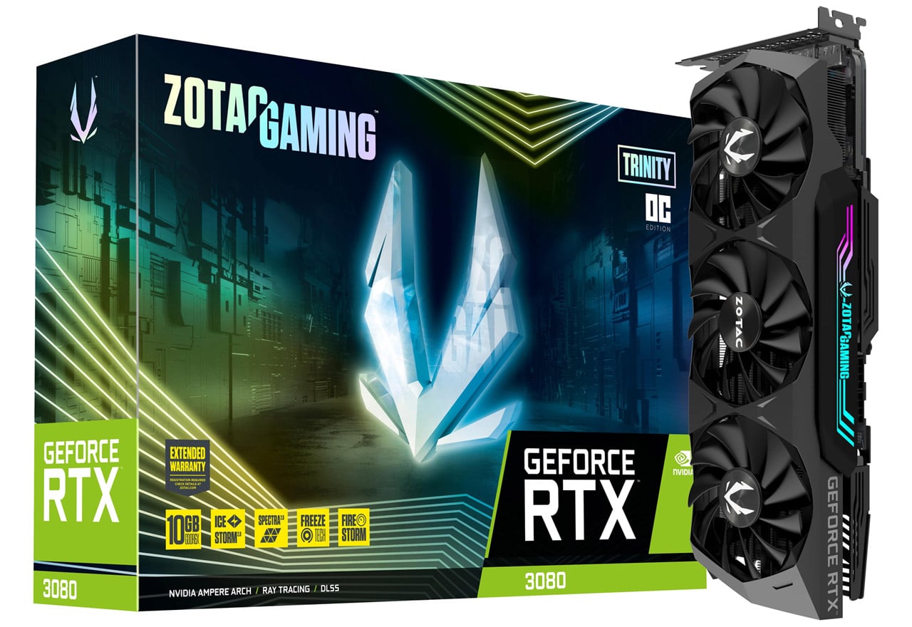 ZOTAC GAMING GeForce RTX 3080 Trinity OC | ZOTAC NVIDIA