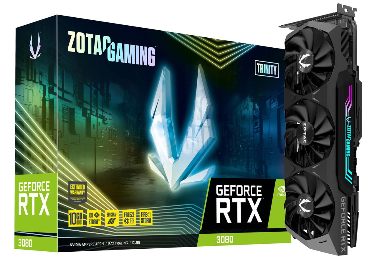 ZOTAC GAMING GeForce RTX 3080 Trinity | ZOTAC NVIDIA グラフィック