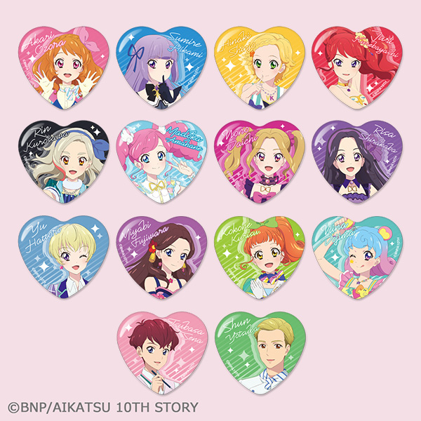 アイカツ セガ ナムコ 缶バッジ セット プライズ アイカツ セガ ナムコ