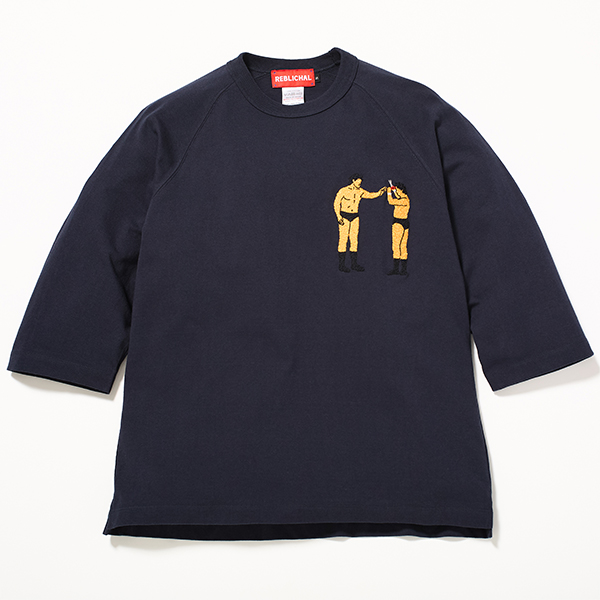 F/D/R embroidery raglan | ユキヒーロープロレス | A!SMART