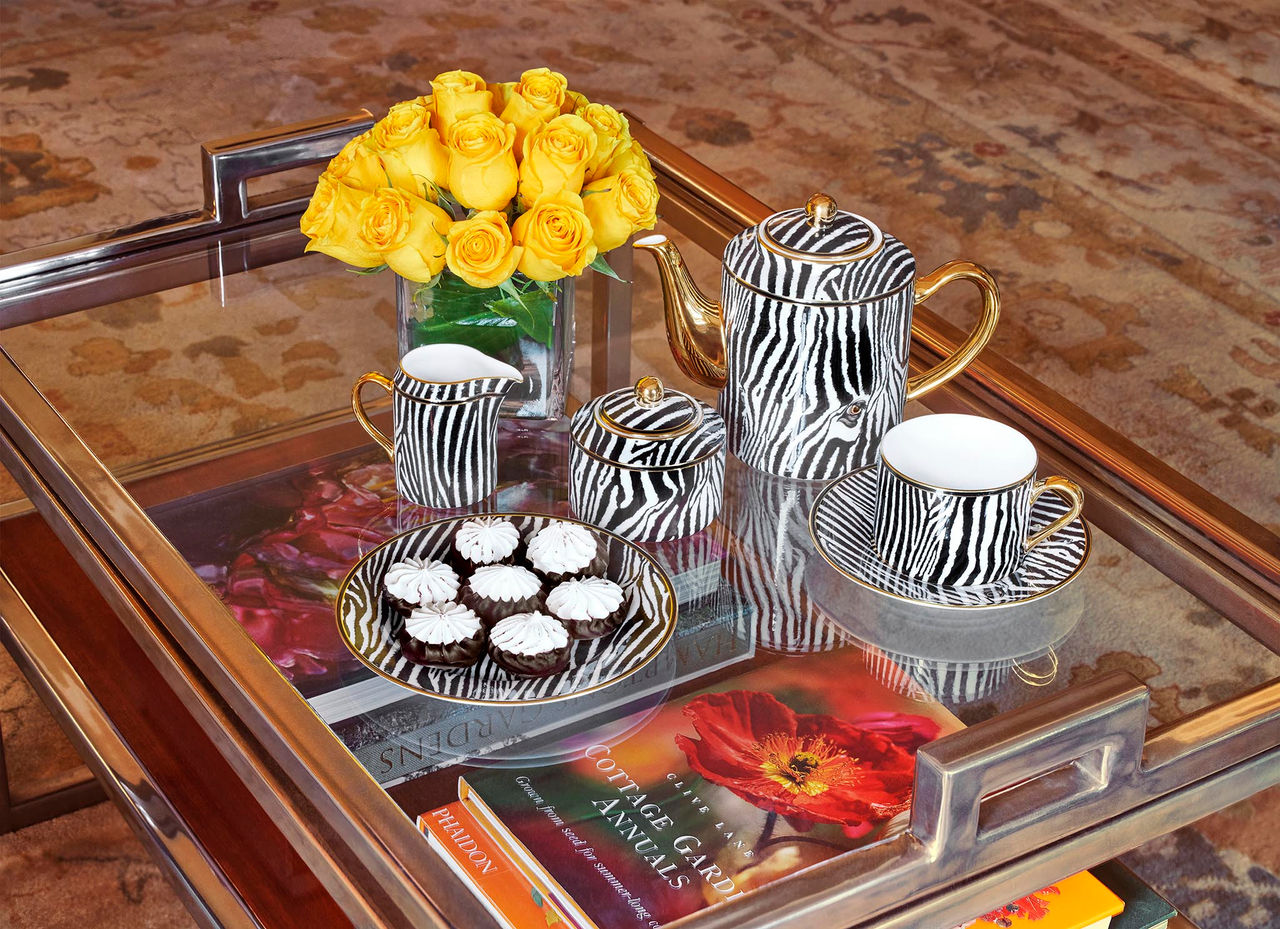 Zebra Tea & Coffee Set – Asprey London