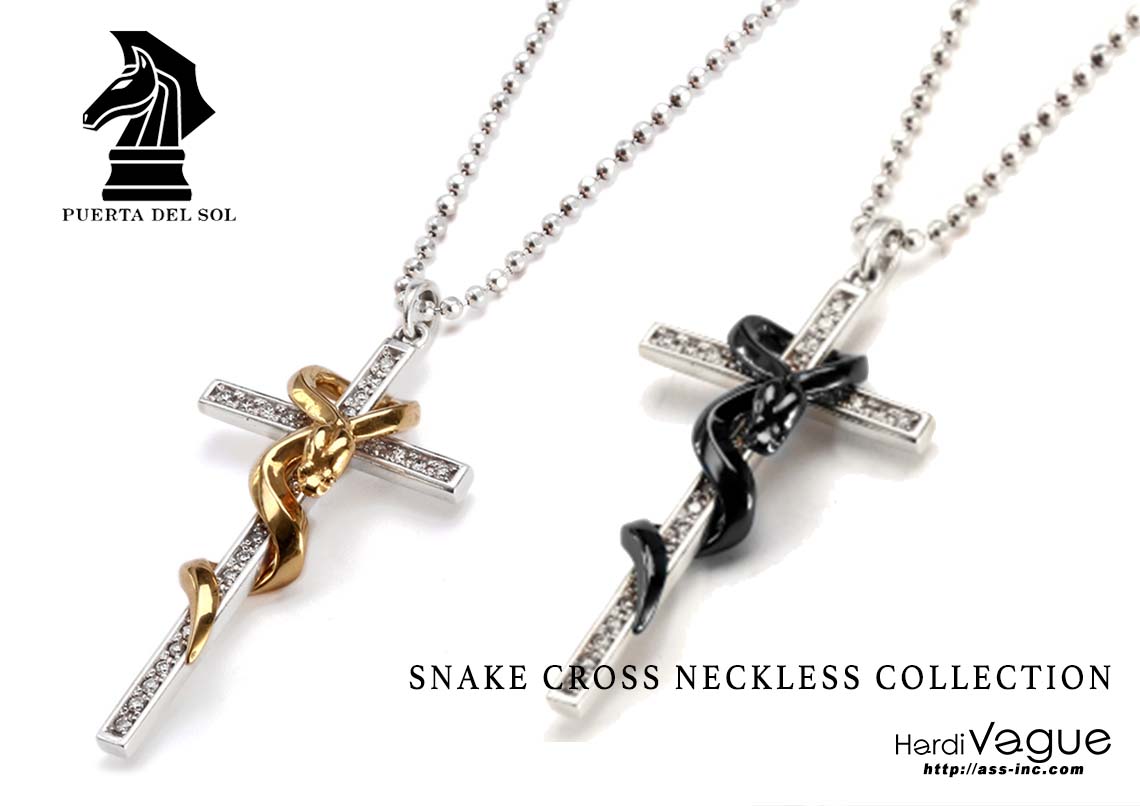 PUERTA DEL SOL『SNAKE CROSS NECKLESS』 | HardiVague information