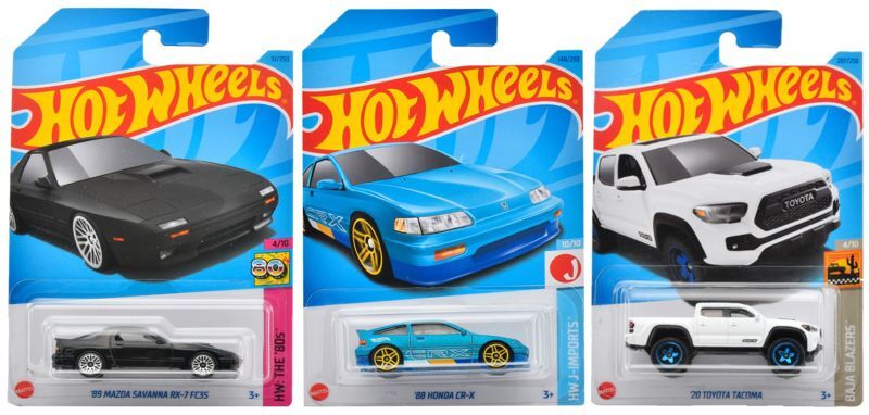 仮予約】PRE-ORDER - 【 HOT WHEELS ベーシック 日本車5種セット(国内