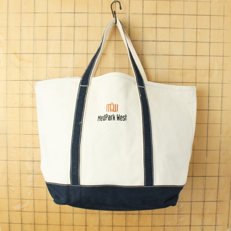 USA LANDS'END ランズエンド オープントップ キャンバス トートバッグ