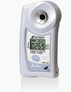 ポケット尿比重屈折計（犬、猫、ウサギ）― 家庭でもできるペットの健康