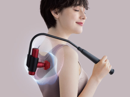 全身をしっかりケア 使いやすさを追求した「ルルドガン プラスアーム