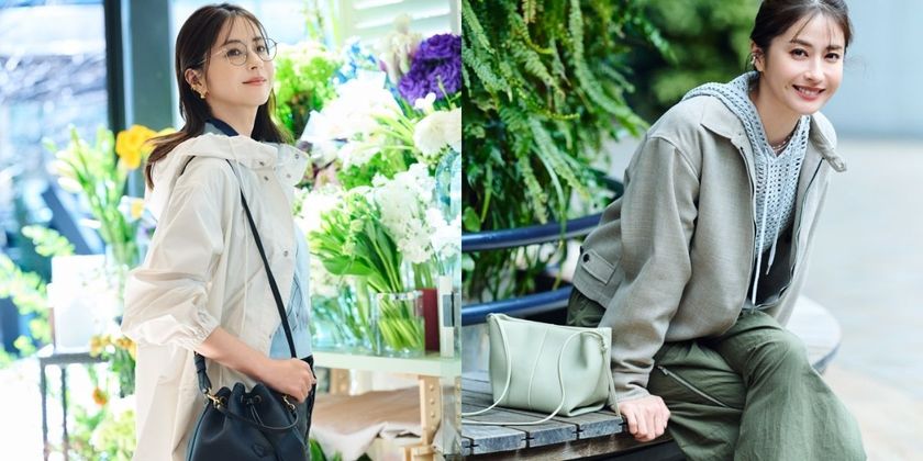 松本若菜が着る 春の“丸の内”スタイル 「MARUNOUCHI SPRING COLLECTION