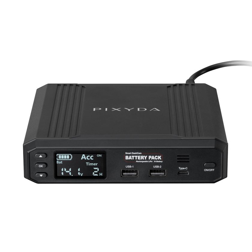 ドライブレコーダーの駐車監視に最適！ 車のバッテリー上がりの不安を