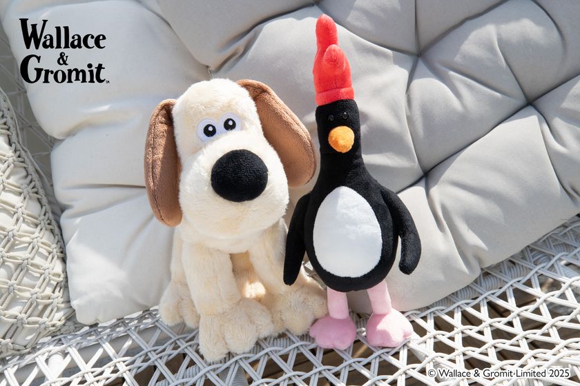 世界初「ウォレスとグルミット」がプライズ商品として登場！ エスケイ
