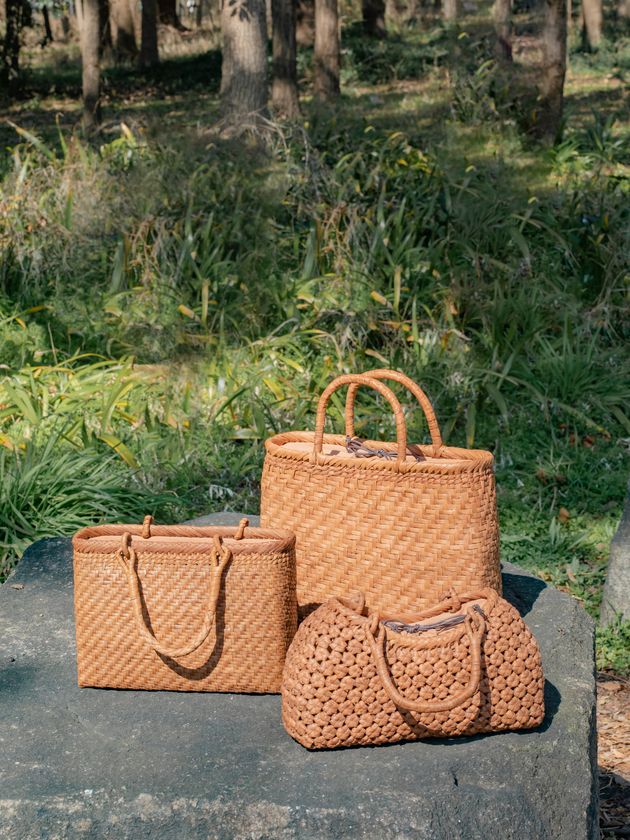 初出店】一生モノのバッグに出会う「山葡萄蔓かご販売会」をたま