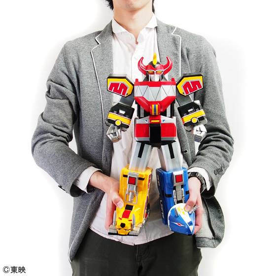 懐かしの“恐竜戦隊ジュウレンジャー” 専用ロボ「大獣神」が全高約40cm